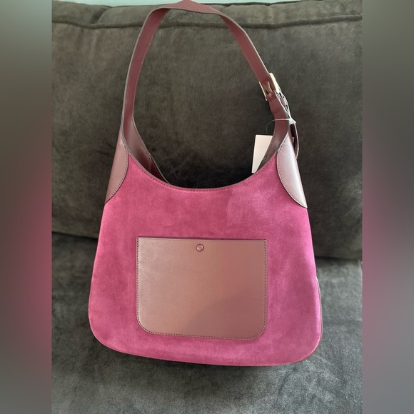 BNWT | Kate Spade “Aster” Shoulder Bag in Deep Cardinal & Stars Canvas Pouch - Picture 4 of 10